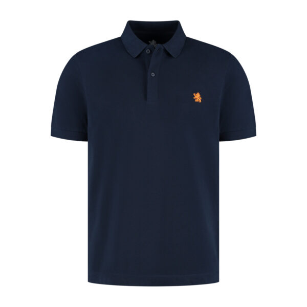 Leo polo navy/orange