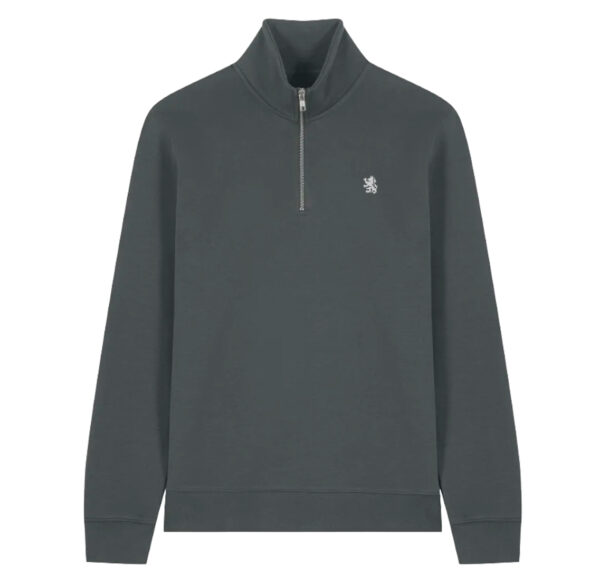 Sweat half-zip jumper sand - Image 2